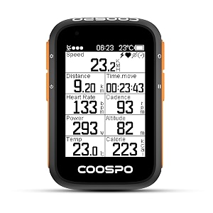 coospo bike computer gps wireless cycle speedometer odometer 24 inch with ble50 ant function