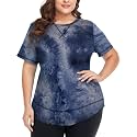 COOTRY Plus Size Workout Tops for Women Short Sleeve Athletic Yoga Shirts