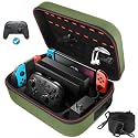 COOWPS Switch Case for Nintendo Switch &amp; OLED Model, Travel Storage Case