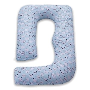 coozly g shape belly back pregnancy pillow  g shape maternity pillow with 100 cotton removable covers  g pregnancy sleeping pillow koala multicolor