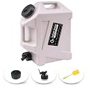 COOZMENT 3.2 Gallon/5 Gallon Water Containers with Spigot, BPA Free Water Jug, Military Green Water Tank, Multifunction Water Storage Containers for Camping Outdoor Hiking,Emergency Storage