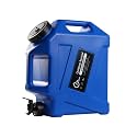 COOZMENT 3.2 Gallon/5 Gallon Water Containers with Spigot, BPA Free Water Jug, Military Green Water Tank, Multifunction Water Storage Containers for Camping Outdoor Hiking,Emergency Storage