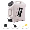 COOZMENT 3.2 Gallon/5 Gallon Water Containers with Spigot, BPA Free Water Jug, Military Green Water Tank, Multifunction Water Storage Containers for Camping Outdoor Hiking,Emergency Storage