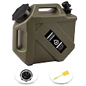 COOZMENT 3.2 Gallon/5 Gallon Water Containers with Spigot, BPA Free Water Jug, Military Green Water Tank, Multifunction Water Storage Containers for Camping Outdoor Hiking,Emergency Storage