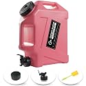COOZMENT 3.2 Gallon/5 Gallon Water Containers with Spigot, BPA Free Water Jug, Military Green Water Tank, Multifunction Water Storage Containers for Camping Outdoor Hiking,Emergency Storage