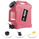 COOZMENT 3.2 Gallon/5 Gallon Water Containers with Spigot, BPA Free Water Jug, Military Green Water Tank, Multifunction Water Storage Containers for Camping Outdoor Hiking,Emergency Storage