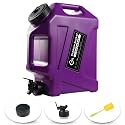 COOZMENT 3.2 Gallon/5 Gallon Water Containers with Spigot, BPA Free Water Jug, Military Green Water Tank, Multifunction Water Storage Containers for Camping Outdoor Hiking,Emergency Storage