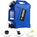 COOZMENT 3.2 Gallon/5 Gallon Water Containers with Spigot, BPA Free Water Jug, Military Green Water Tank, Multifunction Water Storage Containers for Camping Outdoor Hiking,Emergency Storage