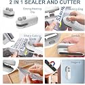 Portable Mini Sealing Machine, Handheld Packet Sealer for Food, Snacks, Chips, Fresh Storage, Plastic Bags Sealing Machine (Multi Color)