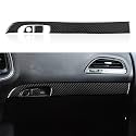 Copilot Glove Handle Box Cover Trim Decals for 2011-2023 Dodge Charger Accessories Carbon Fiber Interior Stickers
