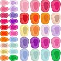Copkim 100 Pcs Adhesive Eye Patches Bulk for Kids Girls Toddler,Solid Color