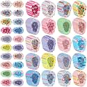 Copkim 200 Pcs Adhesive Eye Patches Bulk for Kids Girls Toddler,Patterned