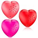Copkim 3 Pcs Voice Recorder 20s Heart Sound Module, Red, Rose Red, Pink