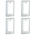 Copkim 4 Pcs 4"x2" Metal Electrical Box Cover 1-Gang Outlet Cover, 1 Gfci