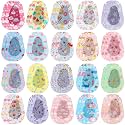 Copkim 40 Pcs Adhesive Eye Patches Bulk for Kids Girls Toddler,Patterned