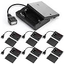 Copkim 6 Pcs USB Battery Pack for LED Lights 5V 3 AA USB to Battery Pack