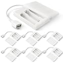 Copkim 6 Pcs USB Battery Pack for LED Lights 5V 3 AA USB to Battery Pack