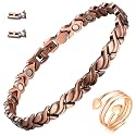 Copper Bracelets for Women 3500 Gauss Magnetic Bracelet Pure Copper