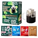 Copper Cow Coffee Vietnamese Pour Over Variety Pack, 5 Single-Serve Filters