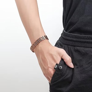 Copper Magnetic Bracelet for Men - Stylish