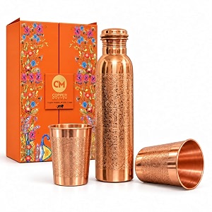 Copper-Master Pure Copper Water Bottle 1L
