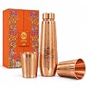 Copper-Master Pure Copper Water Bottle 1L amp