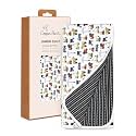 Copper Pearl Jumbo Three-Layer Baby Blanket: Soft Baby Quilts for Boys and Girls | Breathable, Cozy, Toddler Blanket | Baby Quilt for Newborns | 60x72 Premium Material | Diesel