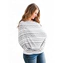 Copper Pearl Nursing Cover for Breastfeeding – Multi-Use Baby Car Seat Cover, Stroller Cover &amp; Breast Feeding Cover Up for Women, Stretchy Breathable High Quality Cover for Boy or Girl, Westyn
