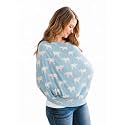 Copper Pearl Nursing Cover for Breastfeeding – Multi-Use Baby Car Seat Cover, Stroller Cover &amp; Breast Feeding Cover Up for Women, Stretchy Breathable High Quality Cover for Boy or Girl, Peanut