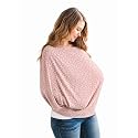 Copper Pearl Nursing Cover for Breastfeeding – Multi-Use Baby Car Seat Cover, Stroller Cover &amp; Breast Feeding Cover Up for Women, Stretchy Breathable High Quality Cover for Boy or Girl, Star