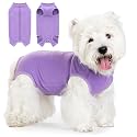 Coppthinktu Dog Surgery Recovery Suit for Dogs After Surgery Female, Dog Onesie Neuter Puppy Spay Shirts, Post-Op Bodysuit Pajamas Anti Licking Abdominal Wounds Cone Alternative