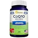 CoQ10 400mg - 100 Capsules - Co Q 10 Supplement - Coenzyme Q10 Pills - CQ10