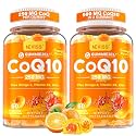 CoQ10 + Omega-3 Gummies: 500mg Coenzyme Q10 per 2 Gummies, 250mg One Gummy