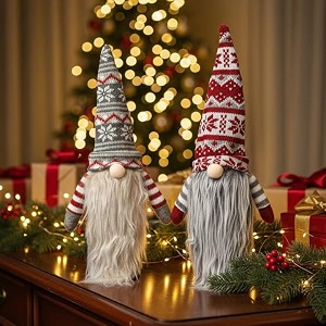 coral tree set of 2 premium christmas wine bottle cover set with faux fur collar decorative  holiday table dcor amp gift wrap for wine and champagne bottles-