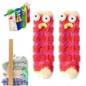 Cartoon Monster Socks Coral Velvet Three-Dimensional Quirky Socks for Women