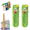 Coral Velvet Three-Dimensional Quirky Socks Plush Monster Socks Ugly Quirky Socks Velvet Cartoon Monster Socks Funny Monster Fluffy Cozy Socks for Women Novelty Monster Warm Socks