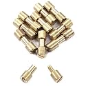 Corby Bolt Fasteners (10 Pack) for DIY Handles &amp; Knife Handle Repair - USA Size (0.312 x 0.218 x 0.96 Inch) - (Brass) - for Full Tang Fixed Blade Knives