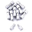 Corby Bolt Fasteners (10 Pack) for DIY Handles &amp; Knife Handle Repair - USA Size (0.312 x 0.218 x 0.96 Inch) - (Aluminum) - for Full Tang Fixed Blade Knives