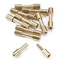 Corby Bolt Fasteners (10 Pack) for DIY Handles &amp; Knife Handle Repair - USA Size (0.187 x 0.120 x 0.9 Inch) - (Brass) - for Full Tang Fixed Blade Knives