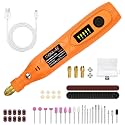 GOXAWEE Mini Cordless Rotary Tool Kit, 105Pcs for DIY Crafts & 3D Prints
