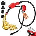 Cordless 5.0GPM Gas Pump with Auto‑Stop& Hand Nozzle, Compatible with DeWalt 20V & Milwaukee 18V, 51" Hose, Vertical‑Use for Gasoline, Diesel, Oil, (Bare‑Tool)