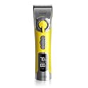 Cordless Dog Grooming Clippers 12H Runtime Replaceable Blade 3-Speed Low Noise Professional Pet Clipper for Grooming Heavy Duty Thick Matted Curly Hair Dog Trimmer for Groomer &Home Use(Yellow)