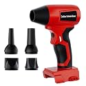 Cordless Dust Blower Compatible with Milwaukee M18 18V Battery, Handhled Leaf Blower Electric Compressed Air Duster Turbo Jet Fan with Nozzles for Blowing Leaves and Dust
