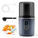 Cordless Electric Pill Crusher Grinder to Fine Powder for Elderly - Blue