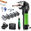 Cordless Electric Power Flaring Tool Kit 1/4"-3/4" HVAC Flare Tool