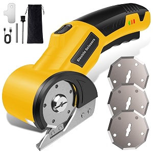 Cordless Electric Scissors with 3 Tungsten Steel