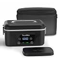 Cordless Heated Lunch Box: 1.4L Electric Lunch Box With Battery Powered - Custom Heating Time and Preset Heating Function for Adult - Portable Food Warmer for Office, Travel, Outdoor