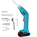Cordless Hot Knife with Battery,Electric Styrofoam Cutter Kit with Temperature Control Max 932°F(500℃),150W Hot Knife with 5 Blades for Cutting Belt,Webbing,Fiber,Cloth,Rope,Rubber