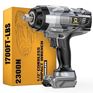 Cordless Impact Wrench 1 2 inch Compatible