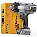 Cordless Impact Wrench 1/2 inch Compatible with Dewalt Battery: 1700FT-LBS High Torque Impact Wrench Heavy Duty Tool - Brushless Electric Impact Gun Includes LED Work Light - Bare Tool Only